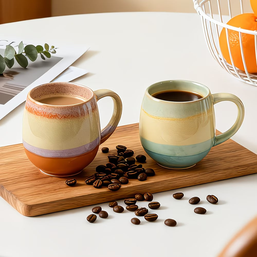 Gradient Glazed Ceramic Coffee Mug