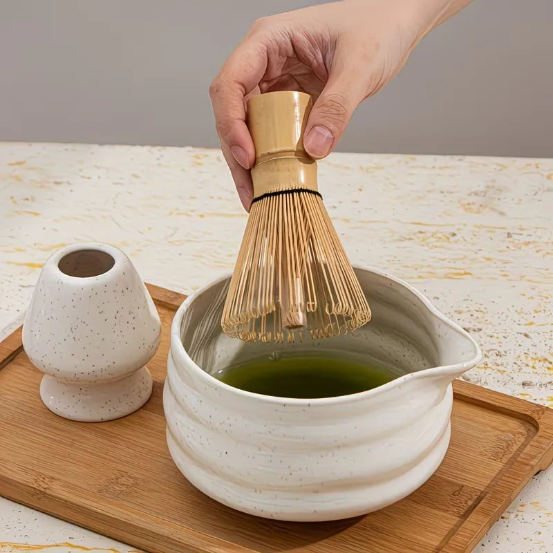 Speckled Ceramic Matcha Tea Preparation Set