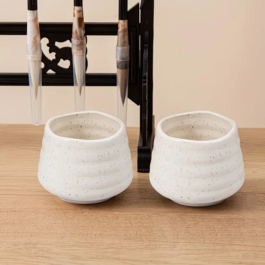 Speckled Glazed Ceramic Coffee Cup