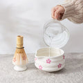 Floral Pattern Matcha Tea Preparation Set