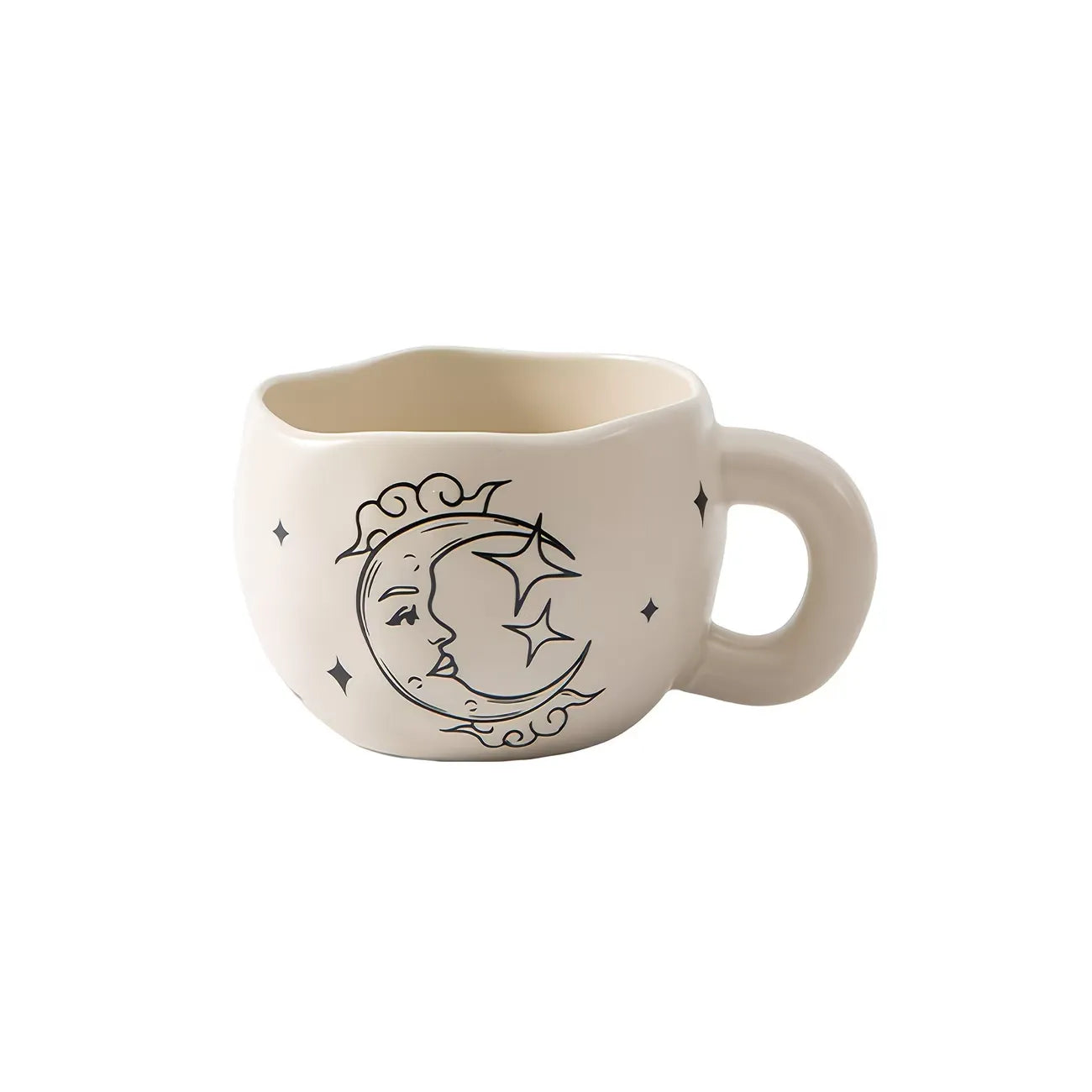 Celestial Pattern Ceramic Coffee Cup