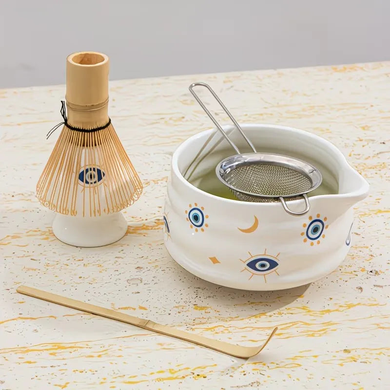 Celestial Pattern Matcha Tea Preparation Set