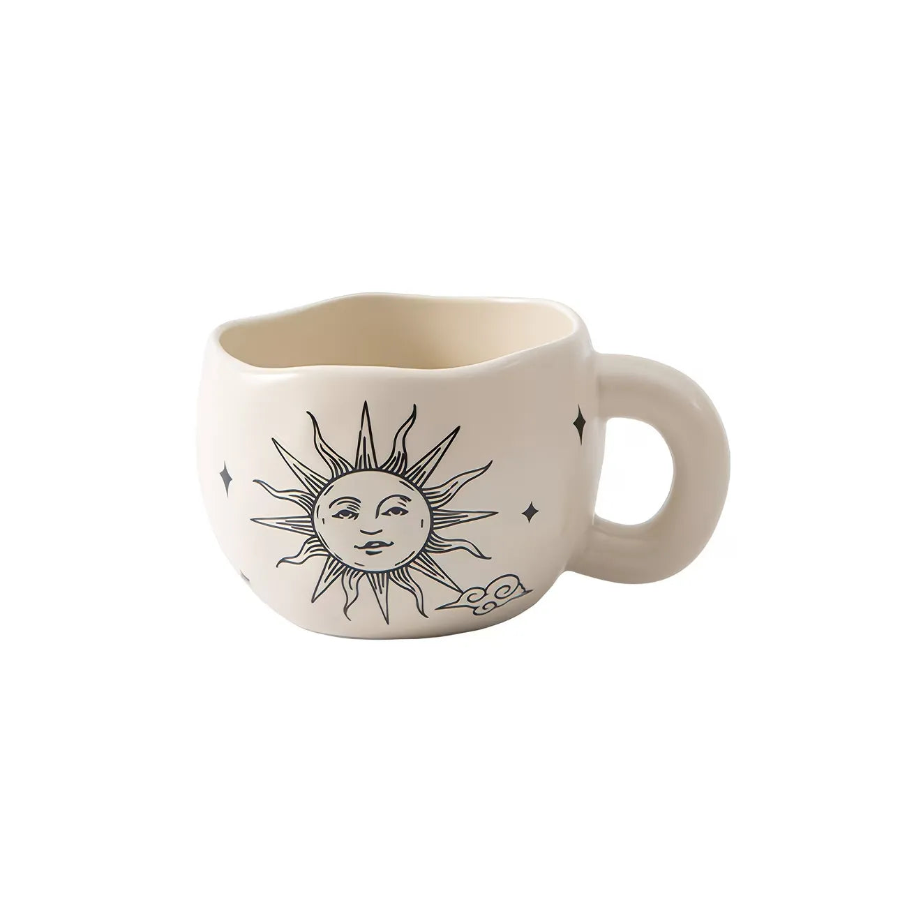 Celestial Pattern Ceramic Coffee Cup