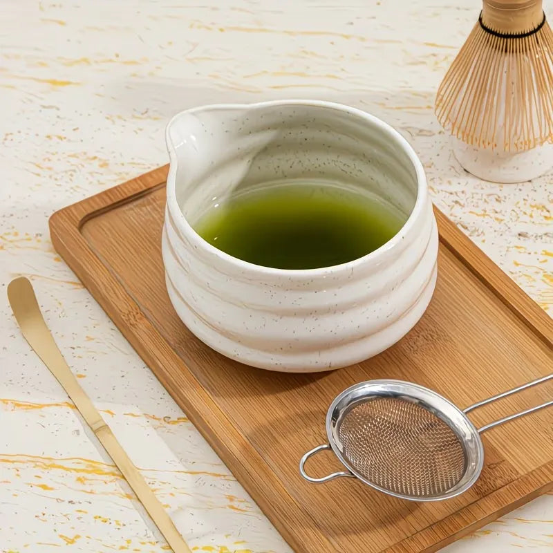 Speckled Ceramic Matcha Tea Preparation Set