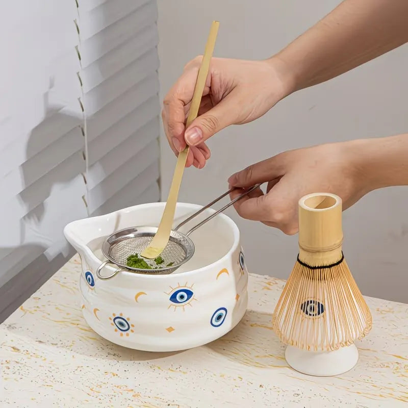 Celestial Pattern Matcha Tea Preparation Set