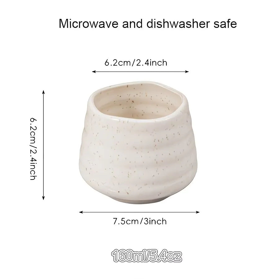 Speckled Glazed Ceramic Coffee Cup