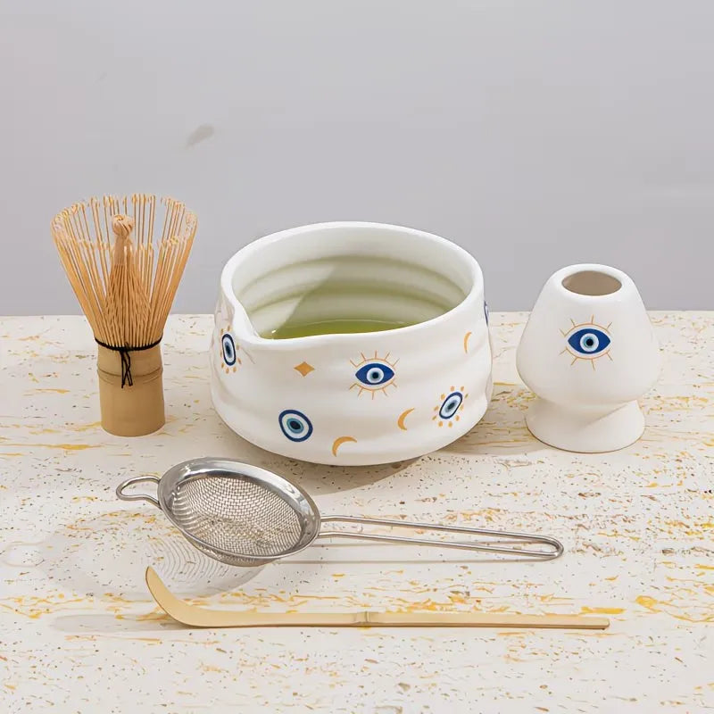 Celestial Pattern Matcha Tea Preparation Set