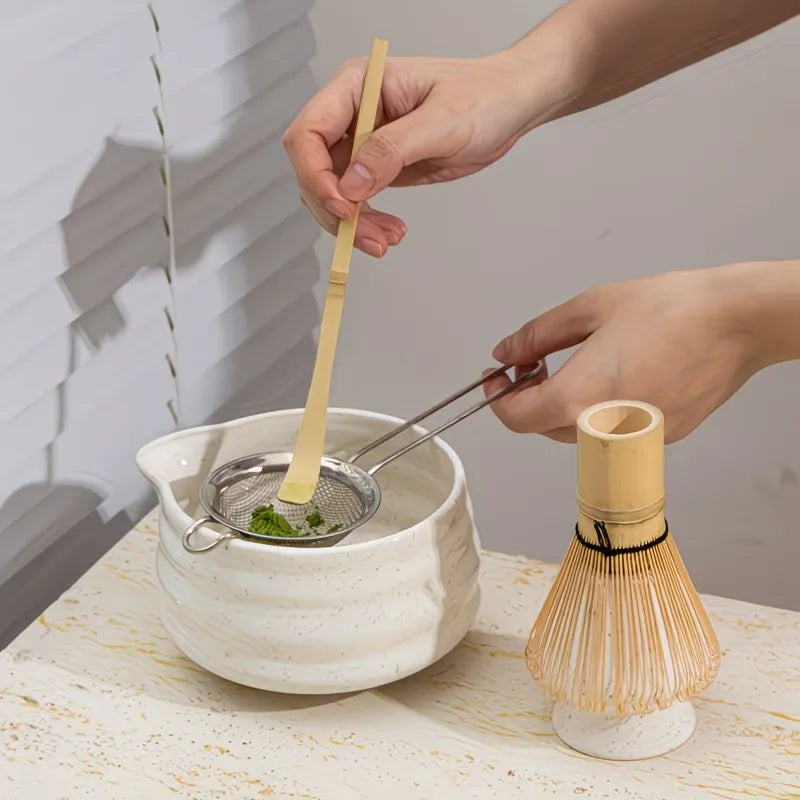 Speckled Ceramic Matcha Tea Preparation Set
