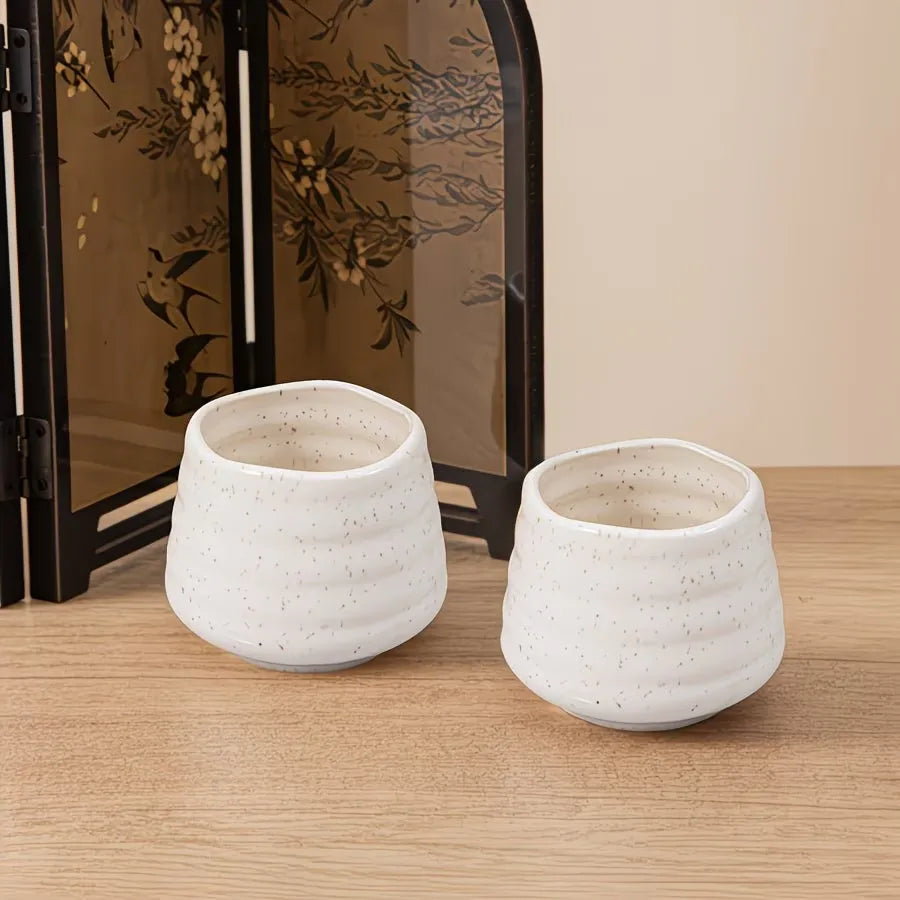 Speckled Glazed Ceramic Coffee Cup