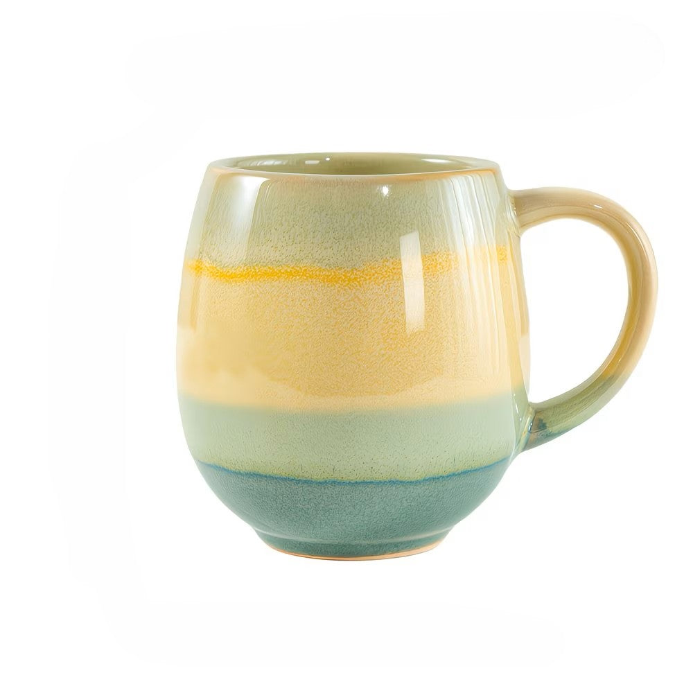 Gradient Glazed Ceramic Coffee Mug