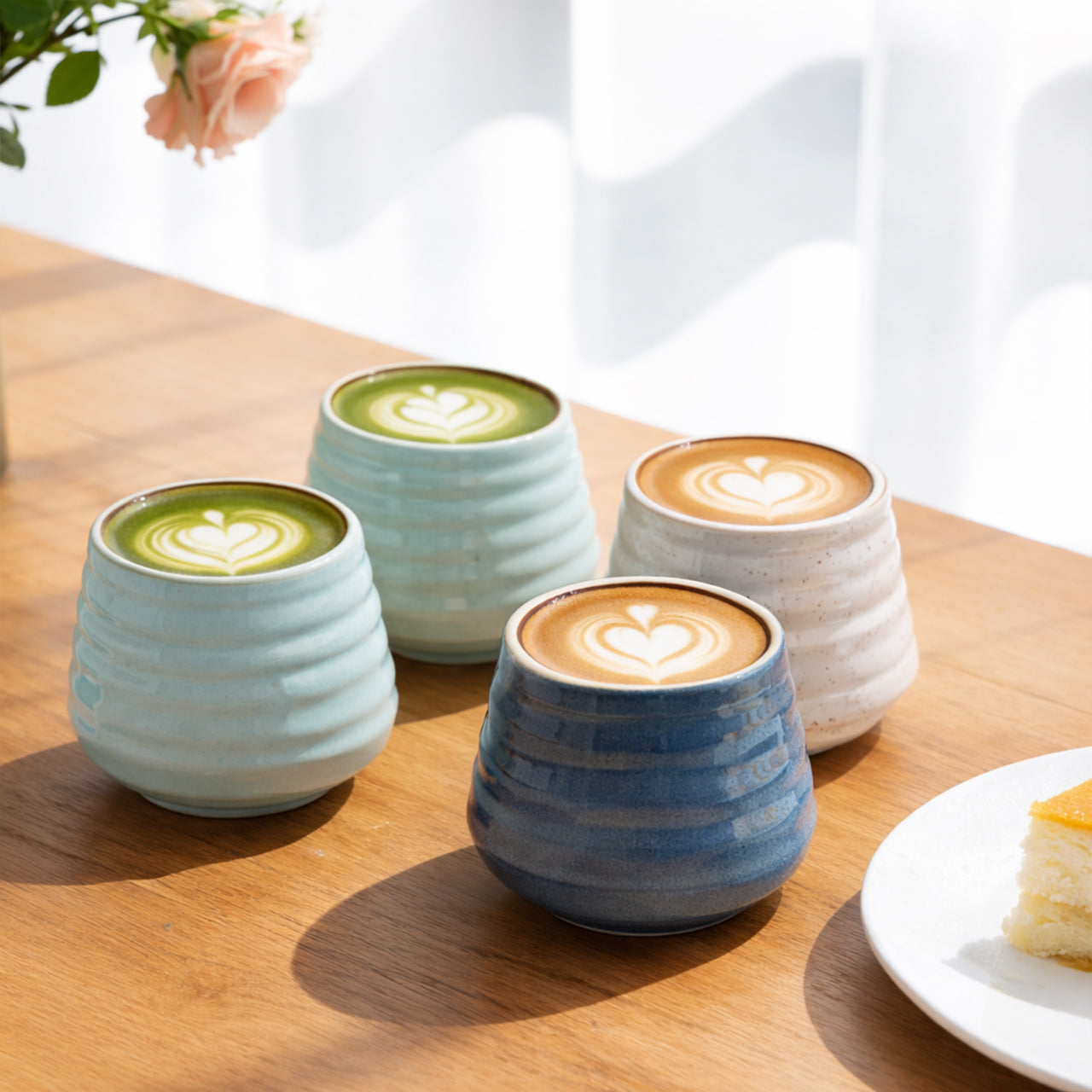 Speckled Glazed Ceramic Coffee Cup